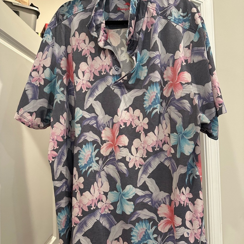 Tommy Bahama Shirt with Floral Design